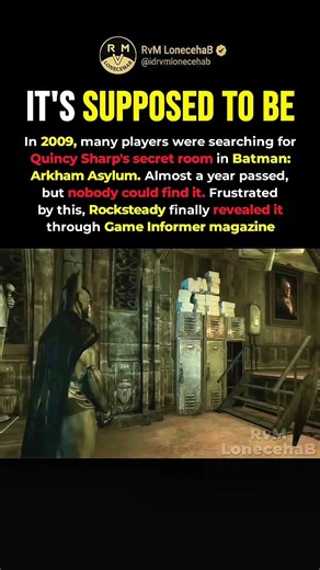 BATMAN ARKHAM ASYLUM EASTER EGG THAT NO ONE COULD FIND