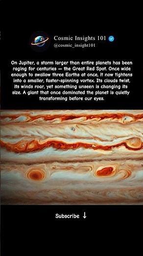 Jupiter’s Storm Isn’t Stable It’s Quietly Changing