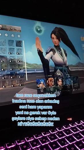 yeni başladım bi sage bir de raze oynayabiliyorum sage de oynuyorum ama raze kadar iyi değilim O yüzden benim inadıma raze alan abi bul beni sana diyecek son cümlelerim var🥲 #valo #valorant #valorantclips #keşfet #typppppppppppppppppppシ