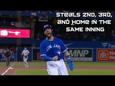 Kevin Pillar Steals Second, Third, and Home In The Same Inning