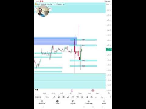 XAUUSD GOLD daily high low point 100�curacy