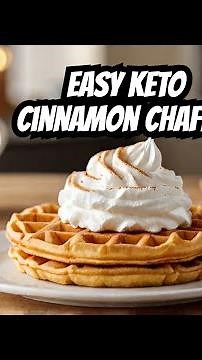 Deliciously Simple Keto Cinnamon Chaffle Recipe!