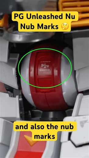 PG Unleashed Nu Gundam — These Nub Marks Are Hard to Ignore #pgunleashed #nugundam #gunpla