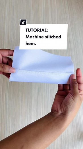 Machine Stitched Hem Tutorial for Skirts, Dresses, and Pants
