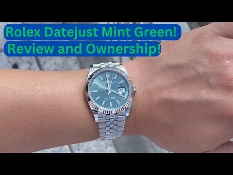 Rolex Datejust "126234" Mint Green Dial! Review and Ownership!
