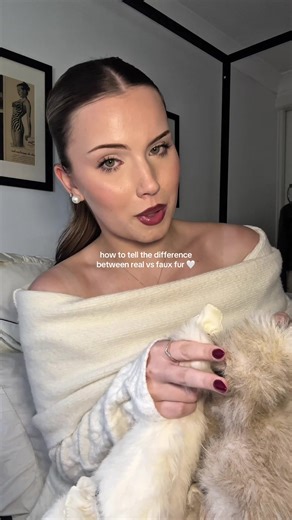 real vs faux fur .. what’s your opinion? 🤍 #fauxfur #realfur #fashiondebate #sustainablefashion #fashiontiktok