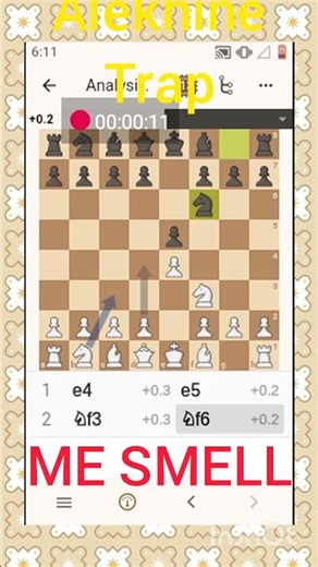 Learn The Classic Alekhine Chess Trap.