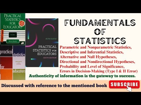 Types of Statistics and Hypothesis, Type I & II Error, Significance, Degrees of Freedom, Effect size