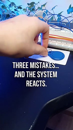 RFID Security Logic with Visual Counter