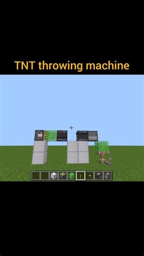 Tnt throwing machine in Minecraft Easy Tutorial #minecraft #shorts