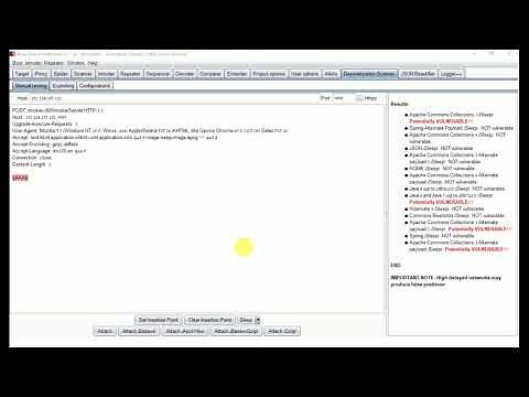 Exploiting a Java Deserialization Vulnerability using Burp Suite