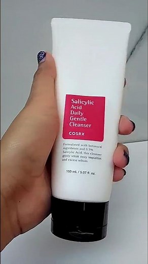 "The best Korean cleanser for acne-prone skin💚🇰🇷." Cosrx Salicylic Acid Daily Gentle Cleanser.