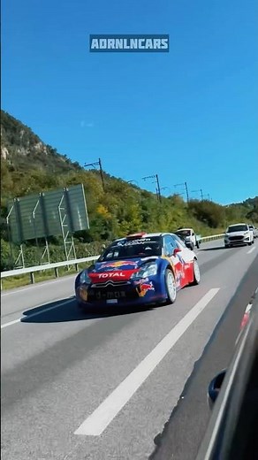 Citroen DS3 WRC on a public road in switzerland! 😎🏁🚥 #rallycar #wrc #supercars #drift