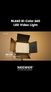 👏 Get 30% OFF the NL660 Bi-Color LED Panel Light – 660 LEDs with adjustable color temperature from 3200K to 5600K for perfect lighting every time! | Neewer