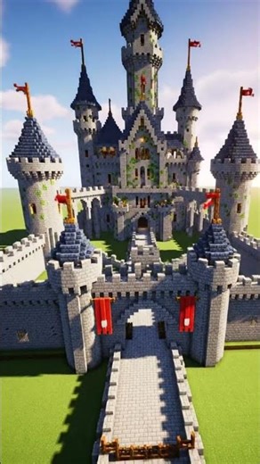 Build an EPIC Minecraft Castle in Just 10 Minutes! 🏰✨# #mintcraftbuilding