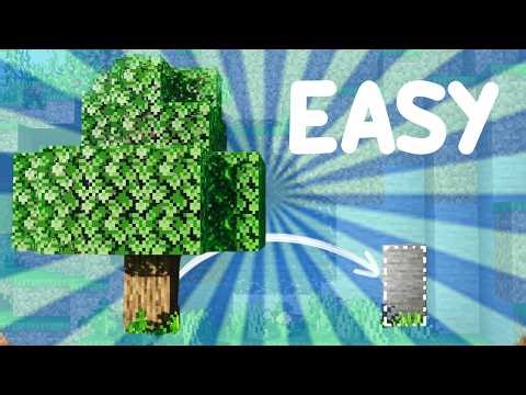 Minecraft Bedrock: EASY 1x2 HIDDEN Flush Door Tutorial! 1.21+