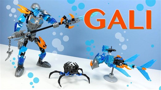 Lego Bionicle Gali Uniter Of Water & Akida Creature 2016 Sets Build Review