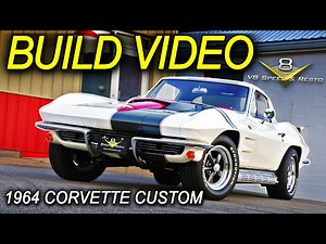 Custom Restomod Corvette Build At The V8 Speed and Resto Shop Hot Wheels 1964