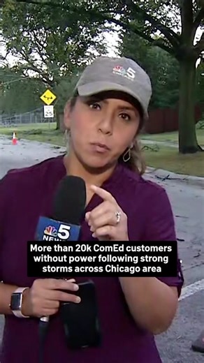 More than 20,000 ComEd customers in the Chicago area were without power Wednesday morning after extreme heat followed by strong thunderstorms ripped through the region, with more chances for storms Wednesday afternoon. #chicago #chicagoweather #chicagooutage