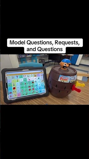 AAC Modeling #aac #slp #speech #nonverbal #autism #apraxia #speechtherapy #communication #autismmom