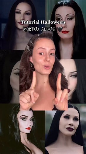 Alicia Holgado on Instagram: "Tutorial para lucir como Morticia Addams este Halloween 🖤 Si quieres ir de guapa para esta fecha, el makeup de Morticia es el que estabas buscando porque no puede haber personaje más sexy e icónico que ella 🫰🏻 A mí personalmente me encanta como queda esta versión y con un buen vestido negro quedaría 😍 Que otro makeup os gustaría ver? 💖 . . . . #makeupideas #makeupartist #explorepagemakeup #maquillaje #viralreels #fy #fypage #makeuptransformation #makeupespaña #