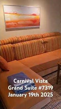 Quick Tour of Carnival Vista Grand Suite 2025