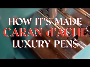 Behind the Elegance: Crafting the Iconic Caran d’Ache Pens 🖋️