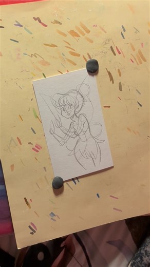A quick Tinkerbell sketch ~ #drawingprocess #sketch #art #tinkerbell #disneyart