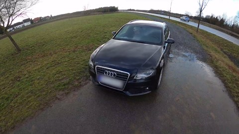 2009 Audi A4 Avant 2.0 TDI 143 PS top speed autobahn drive POV