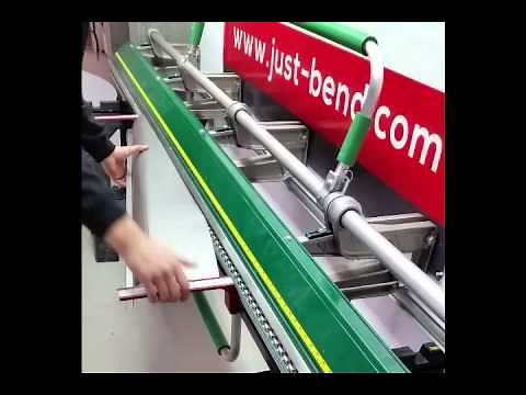 How to bend a soffit/siding crown out of flashing using the Just-Bend tool