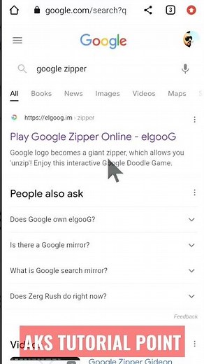 Google Zipper - Google Trick