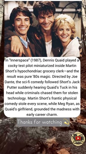 In "Innerspace" (1987), Dennis Quaid played a cocky… #shorts #shortvideo #actor #history