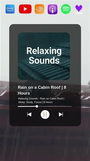 Relaxing Sounds | Rain on Cabin Roof | 8 Hours Sleep,Relax,Study