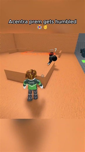 Acentra prem gets humbled 😭✌️ #roblox #fyp #timebombduels #viral #juke