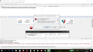 CCS/CC3220SF-LAUNCHXL: Error connecting to the target: (Error -1170 @ 0x0) Unable to access the DAP?