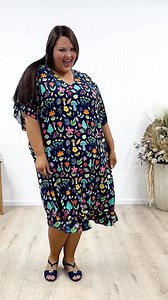 When you are looking for a dress that can be worn for work or weekend, easy slip on style and fabric that is soft against the skin. In 4 different prints sizes 18-32 https://shorturl.at/jDw1s | Curvaceous Plus Size Clothing