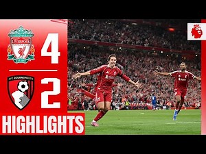 Liverpool vs Bournemouth | 4-2 | Highlights | Premier League 2025-26 | bournemouth liverpool