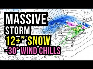 Massive Winter Storm Tracking: 12+ Inches of Snow & -30° Wind Chills Incoming