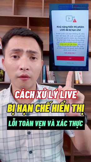 Cách khắc phục live bị hạn chế trên TikTok: Tính toàn vẹn và xác thực