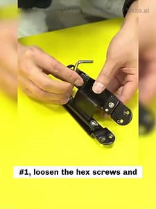 6.3" Hidden Door Hinge/Invisible Door Silent Door Hinge 110 Degree Swing Hinge 3-Way Adjustable Butt Hinge 6.1 x 1 x 1 (2, Black)