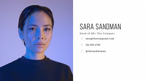 Contact Slide Template