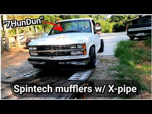 Got the exhaust ran ➡️ Spintech mufflers sound amazing 👏 #spintech #mufflers #exhaust