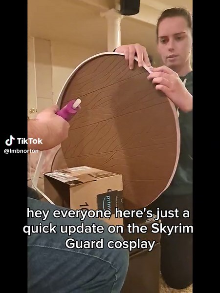 Just a quick update on the cosplay! shields shields and more shields! But getting into the other elements too! super excited watching it come together! #cosplay #fyp #3dprinting #skyrim #gamer #videogames #creative #diy