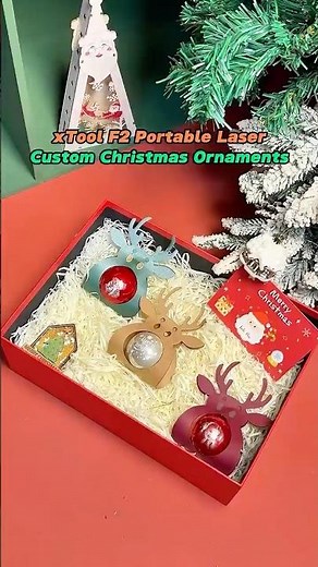 Personalized Christmas Baubles with xTool F2!