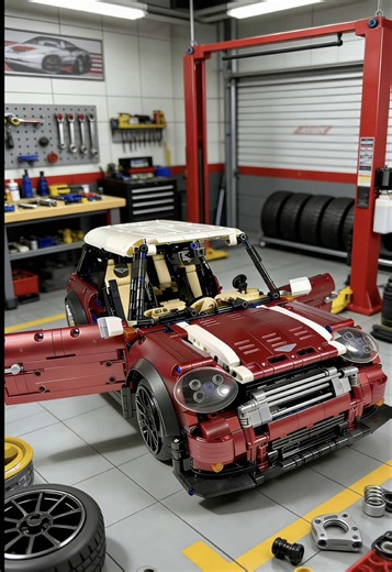 Static Version 1:10 Scale Collector's Edition Sports Car Model Building Set, 2292 PCS, Ideal Gift for Racing Enthusiasts, Suitable for Kids & Adults#buildingblocks #boyfriendgifts #supercool #sportcar #copper