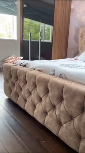 Looking for a stunning statement piece for your bedroom? Say hello to the Oxford bed frame, a traditional design with a modern luxury edge. From the beautiful deep buttoned finish headboard to the solid chrome effect feet, you can feel the craftsmanship in every detail. ✨ | Comfort Beds ltd | Facebook