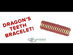 How To Make A Dragon's Teeth Paracord Bracelet