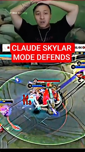 REAKSI BKENT LIAT CLAUDE SKYLAR MODE DEFENDS BIKIN MERINDING #short