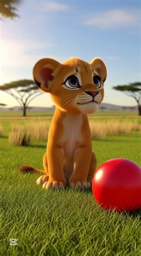 a little lion #animated #funny #animatry #animation #animatin #shortvideo #shortvideo