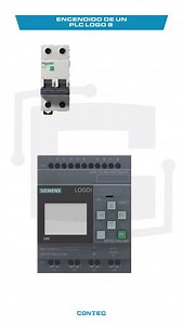 3K views · 521 reactions | Encendido de un plc logo 8 #electricidadindustrial #electricidaddomiciliaria #electricidad #electrical #electronics #electrician #plc #automatizacionindustrial | Contec Industry | Facebook